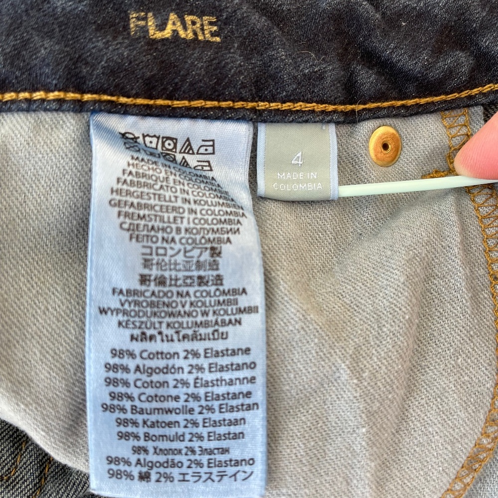Michael Michael Kors Classic 11" Wide Flared Jeans Women's Size 4 Y2K - Picture 8 of 14